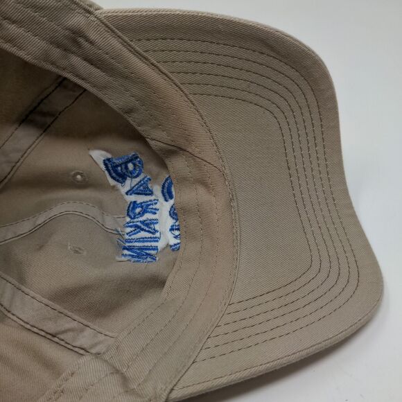 Barking Cow Slideback Hat Beige Tan Adjustable Embroidered Logo - Picture 10 of 12